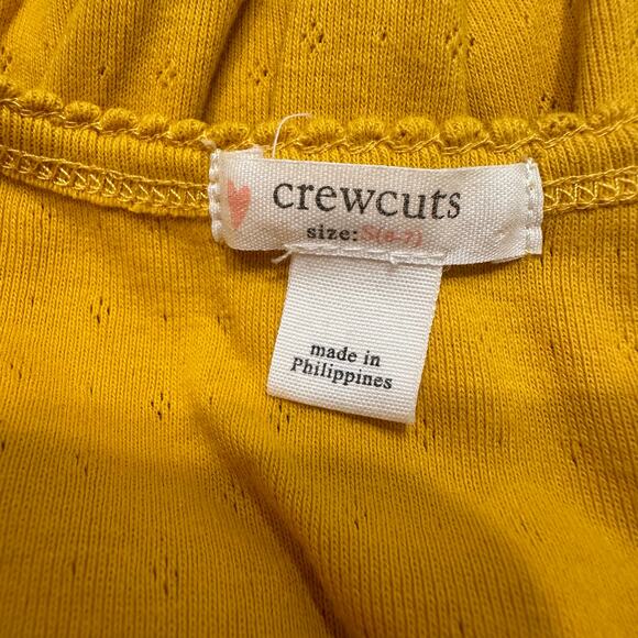 Crewcuts Mustard Yellow Pointelle Long Sleeve Shirt - Picture 5 of 6